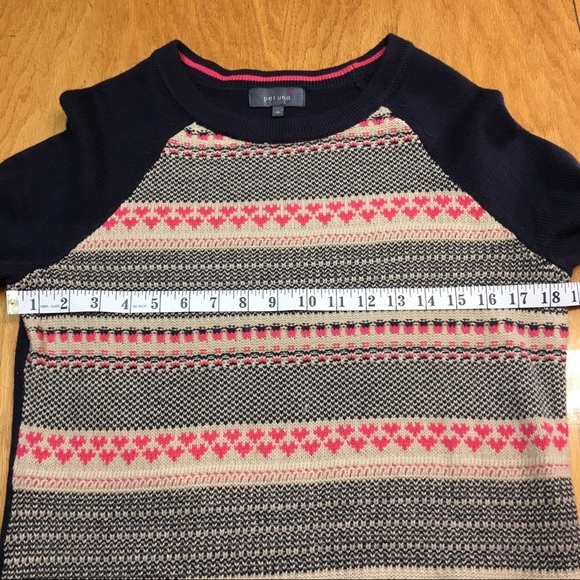 Marks & Spencer PERUNA Women’s Striped Knit Sweater Sz 10 Uk - Picture 6 of 8